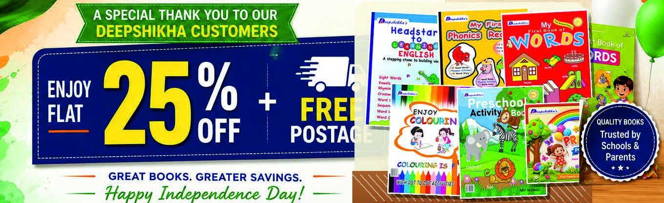 Happy Independence Day - Flat 25% Off + Free Postage