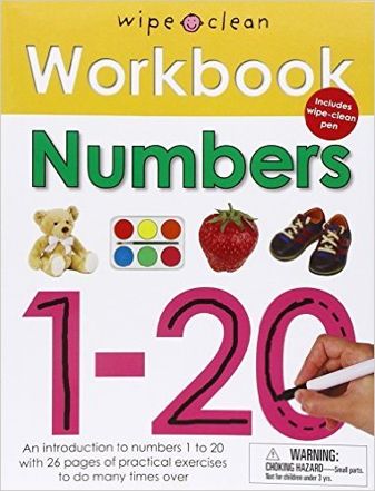 Wipe Clean Workbook Numbers 1-20 Spiral-bound