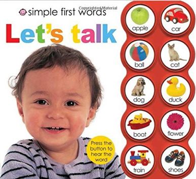 Simple First Words Let's Talk Board book –
